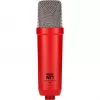 Studijinis kondensatorinis mikrofonas RØDE NT1 Signature Red — kardioidinis, 20–20000 Hz, -32 dB jautrumas, XLR (3 kontaktų), 313 g