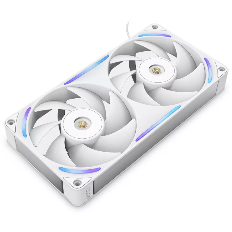 Kompiuterio korpuso ventiliatorius NZXT F240X 120 mm baltas, 1 vnt., 240×120×30 mm