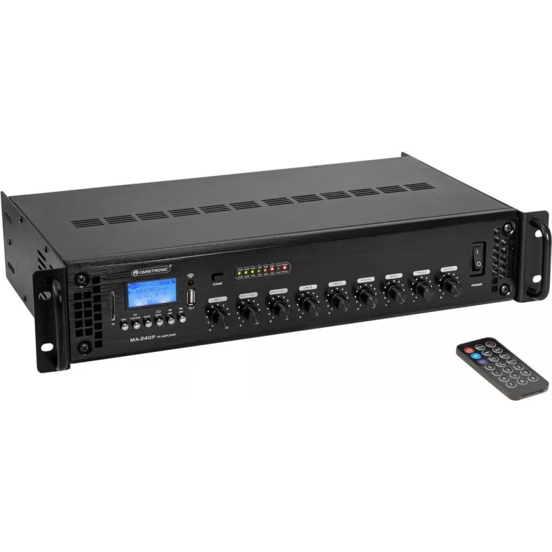 Omnitronic MA-240P 4 kanalų ELA maišytuvas, 240 W galia