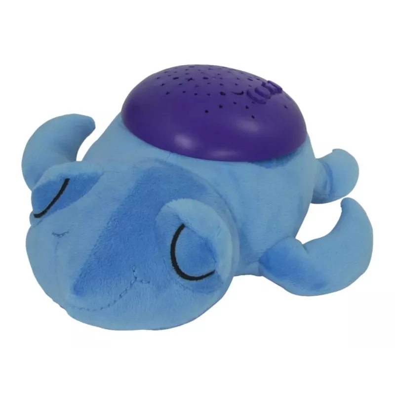 Naktinis šviestuvas Jamara Dreamy Turtle laisvai pastatomas mėlynas violetinis