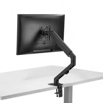 Monitoriaus laikiklis MACLEAN MC-906 17 colių–27 colių ekranams, VESA 75x75–100x100, reguliuojamas aukštis, pasvirimas ir sukimas, palaiko iki 7 kg