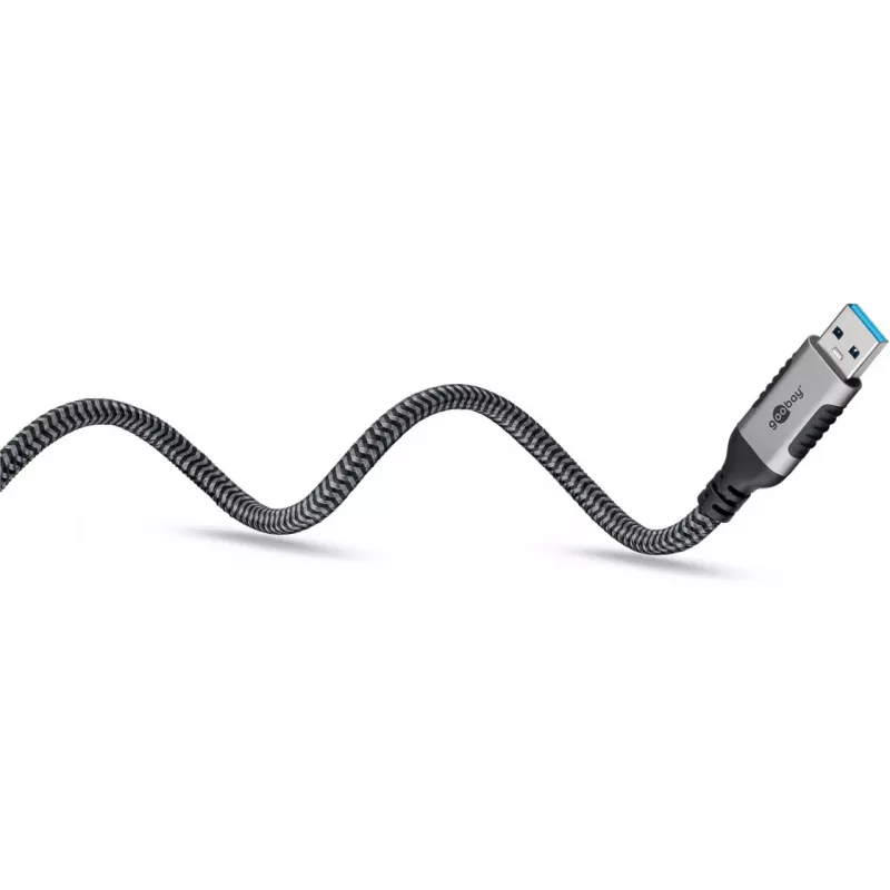 Goobay 70693 USB-a į RJ45 Ethernet CAT 6 laidas stabiliam laidiniam interneto ryšiui su maršrutizatoriumi / modemu / tinklo komutatoriumi / pakeičia USB į RJ45 adapterį / 1
