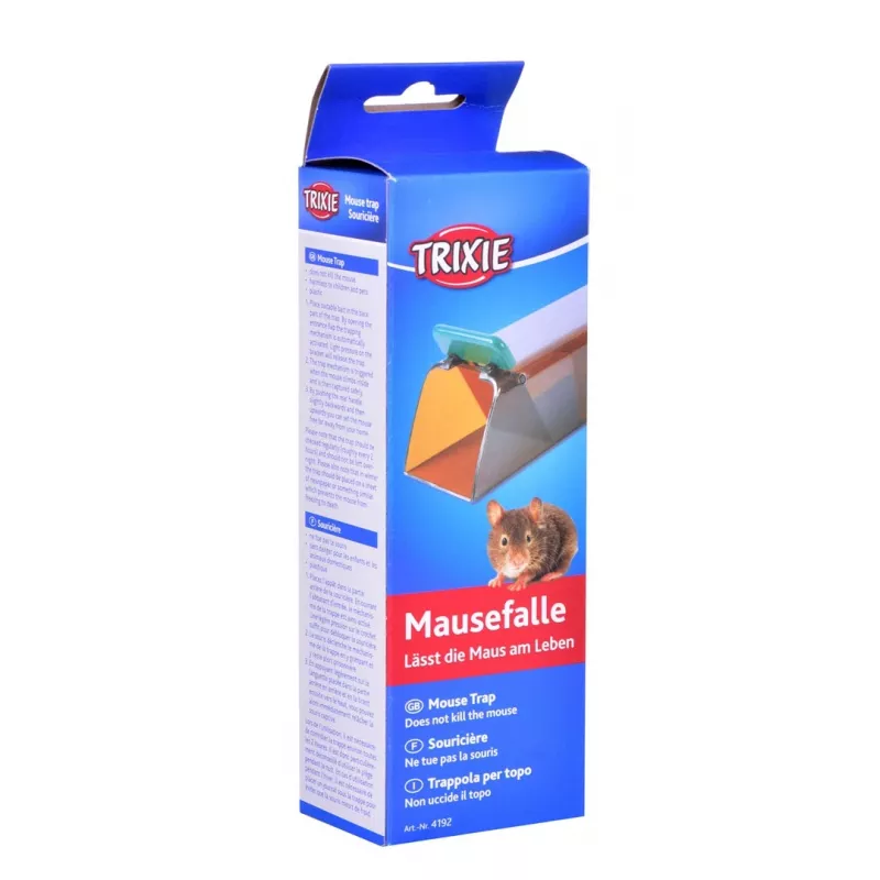 Humaniškas gyvas gaudymo pelių spąstas Trixie TX-4192, technopolimero korpusas, 60×45×170 mm, daugkartinis