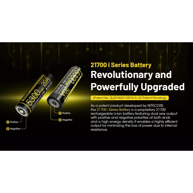 BATERIJA ĮKRAUNAMA LI-ION 3,6V/NL2153HPI(5300MAH) NITECORE