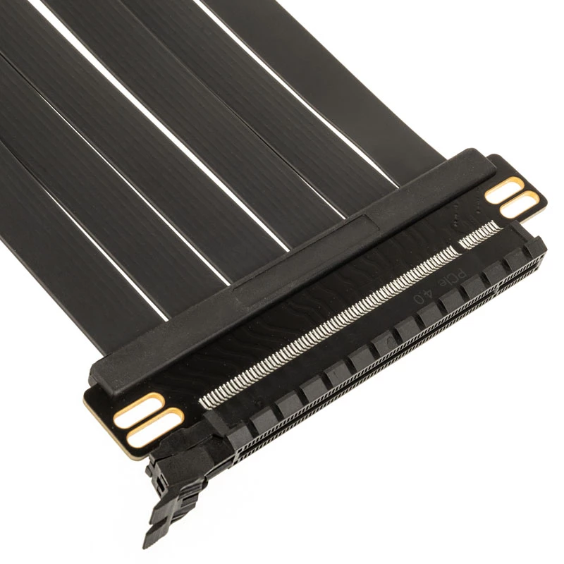 Kolink PCI Express 5.0 x16 į x16 pakėlimo kabelis, 180 laipsnių, juodas - 30cm