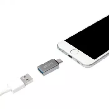 LogiLink AU0042 adapteris USB-C į USB 3.2 Gen 1 kištukas kompaktiško dizaino