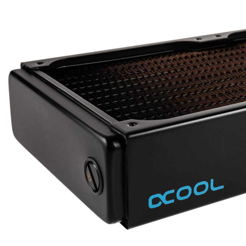 Alphacool NexXxoS V.2 XT45 Full Copper Radiatorius - 480 mm, juodas