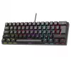 Mechaninė klaviatūra RAMPAGE PLOWER K60 su mėlynais jungikliais ir RGB apšvietimu