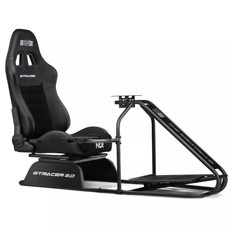 Lenktyninio simuliatoriaus kabykla Next Level Racing GTRacer 2.0 Juoda reguliuojamas sėdynės rėmas
