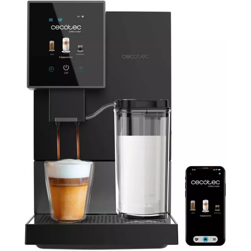 Espreso kavos aparatas CECOTEC Cremmaet Compactccino Connected 1460W juodas