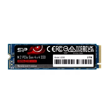 M.2 SSD Silicon Power 250 GB PCIe 4.0 NVMe UD85 — 2280, skaitymo greitis 3300 MB/s, rašymo greitis 1300 MB/s