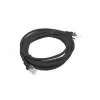 Jungiamasis kabelis UTP Lanberg PCU6-10CC-0300-BK (RJ45 - RJ45, 3 m, UTP, 6 kategorija, juoda spalva) (PCU6-10CC-0300-BK)
