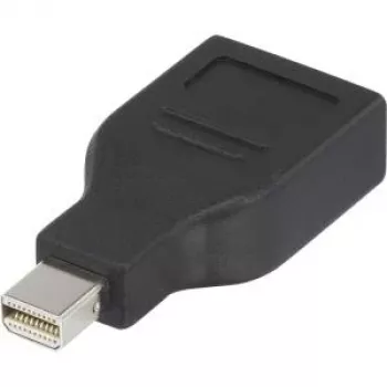 DisplayPort adapteris Renkforce 1391524 — 1x Mini-DisplayPort kištukas prie 1x DisplayPort lizdo, juodas