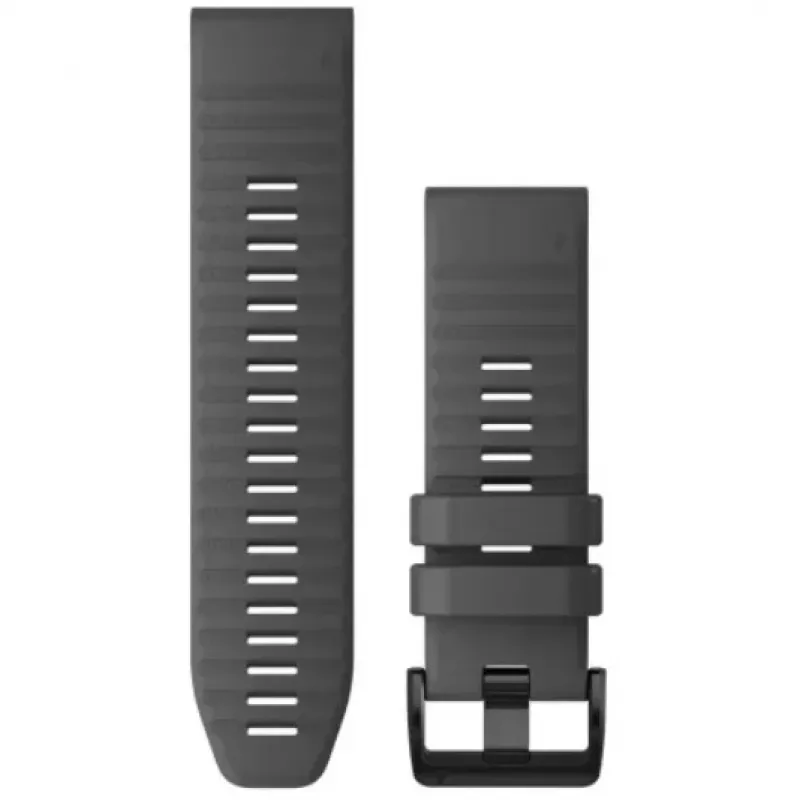 Laikrodžio dirželis GARMIN QuickFit 26mm silikoninis tamsiai pilkas 010-12864-20