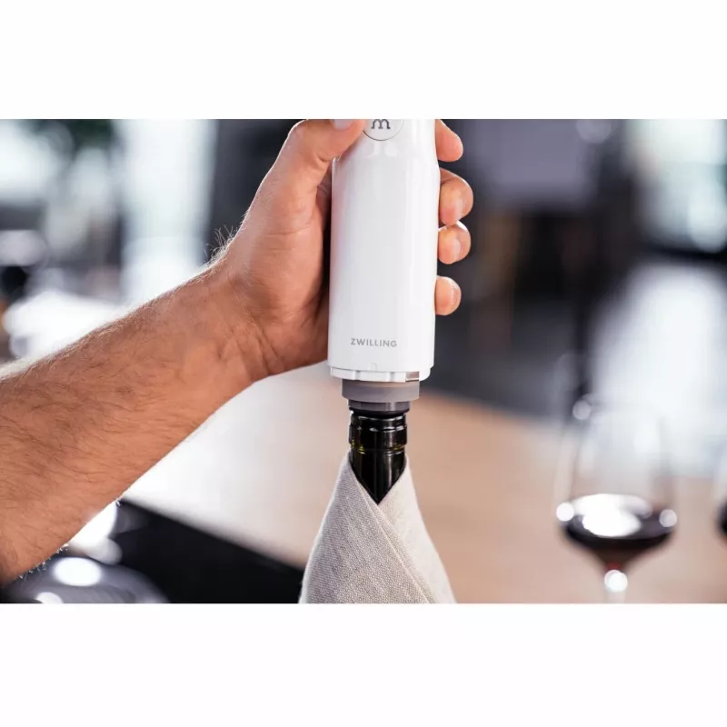 Vakuuminis sandariklis ZWILLING FRESH & SAVE baltas siurblys, baterija 3.7V, MicroUSB įkrovimas, 190×50×50 mm, 330 g