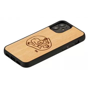Apsauginis telefono dėklas Man and Wood, skirtas iPhone 12 mini — vaikiškas žuvies dizainas