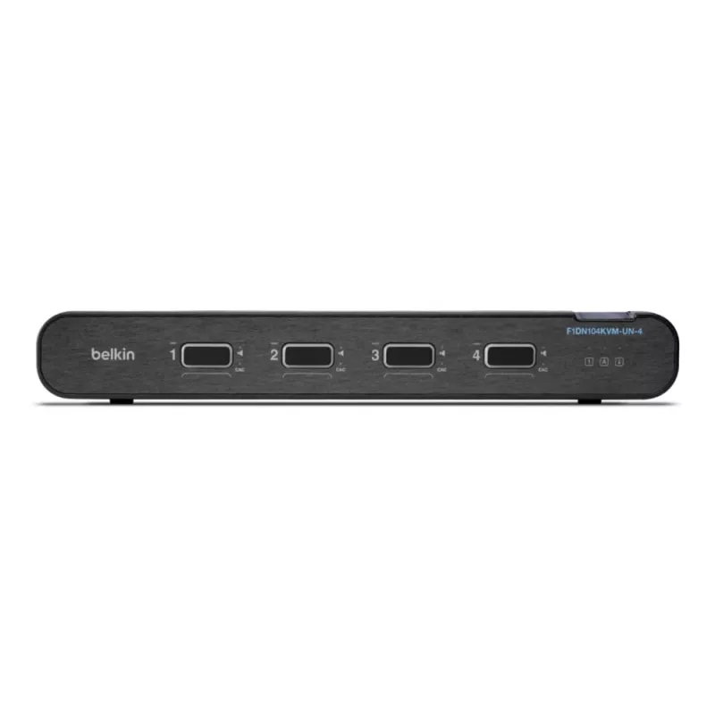 Belkin 4P Sngl Head DP/HDMI į DP/HDMI vaizdo saugus DT KVM jungiklis PP4.0 (F1DN104KVM-UN-4)