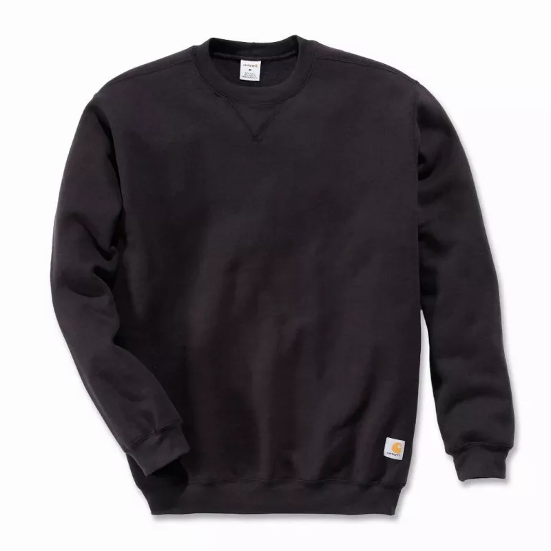 Carhartt Midweight Crewneck Sweatshirt - Juoda