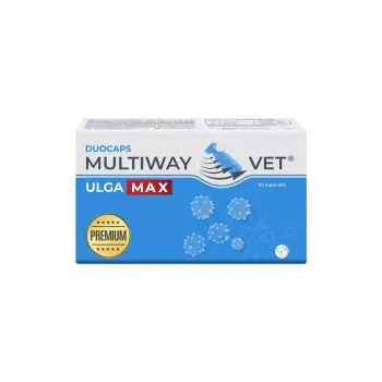 Sukamieji kapsulės JM Sante Multiway Vet Duocaps Ulga Max – 60 vnt., skirtos suaugusių šunų ir kačių stresui bei diskomfortui mažinti, 150 g