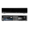 SidabrinėStone MILO ML03 - Stalinis - Mikro-ATX - be maitinimo bloko (ATX / PS/2) - Juoda - USB/Audio (SST-ML03B-R)