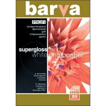 Fotopopierius Barva Profi Super Glossy 255 g/m² A3 20 lakštų