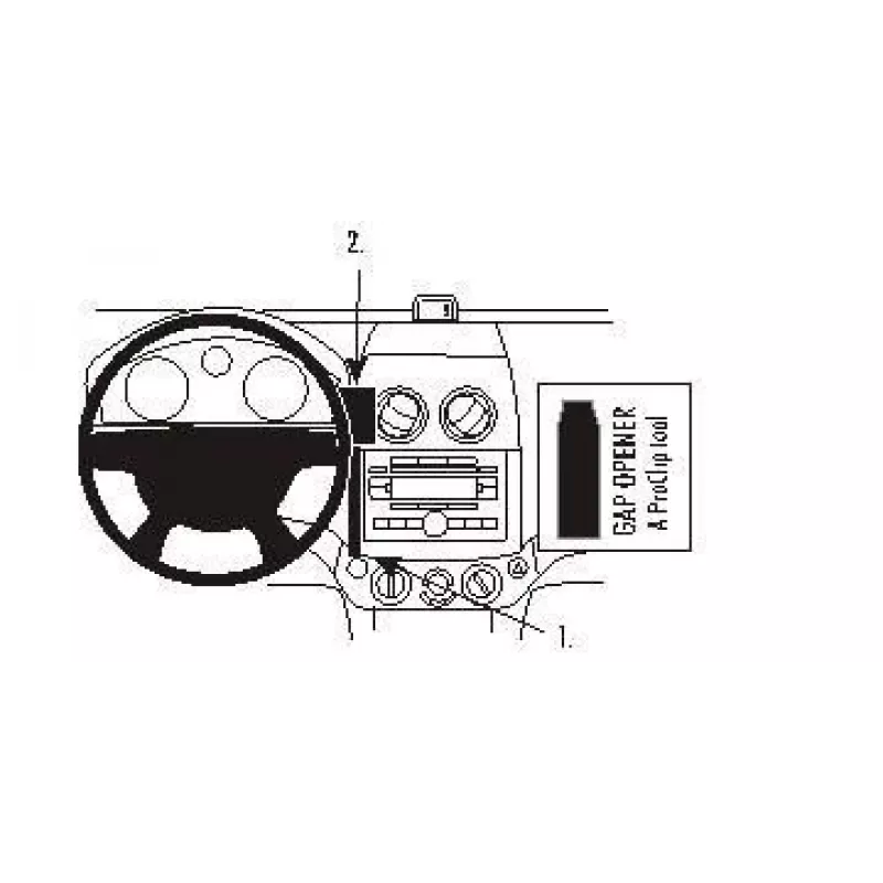Brodit 853923 automobilinis laikiklis