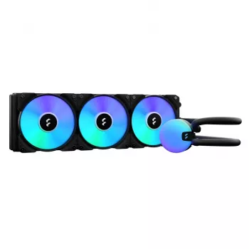 Fractal Design Lumen S36 v2 RGB procesoriaus aušintuvas „viskas viename“ skysčio 12 cm juodas 1 vnt.