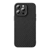 Dėklas Baseus Synthetic Fiber iPhone 15 Pro + grūdintas stiklas