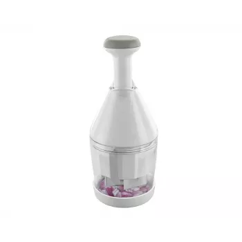 Rankinis maisto smulkintuvas Leifheit 23030, baltas plastikinis korpusas, nerūdijančio plieno peilis, 500 g