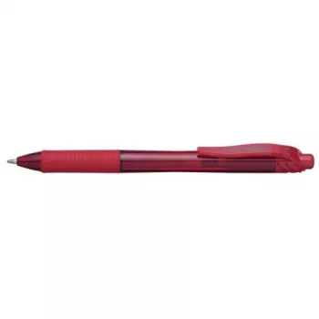 Užsegamas ištraukiamas rašiklis Pentel Energel X 1.0 raudonas
