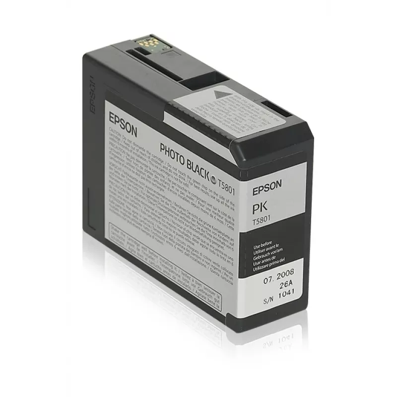 Epson Singlepack Photo Juoda T580100, Photo Juoda, Dažų pagrindo rašalas, 80 ml, 1 vnt.