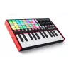 MIDI valdiklis AKAI APC Key 25 MK2 — 25 greičiui jautrūs klavišai, 40 pagalvėlių, RGB apšvietimas, 8 enkoderiniai valdikliai, maitinamas USB