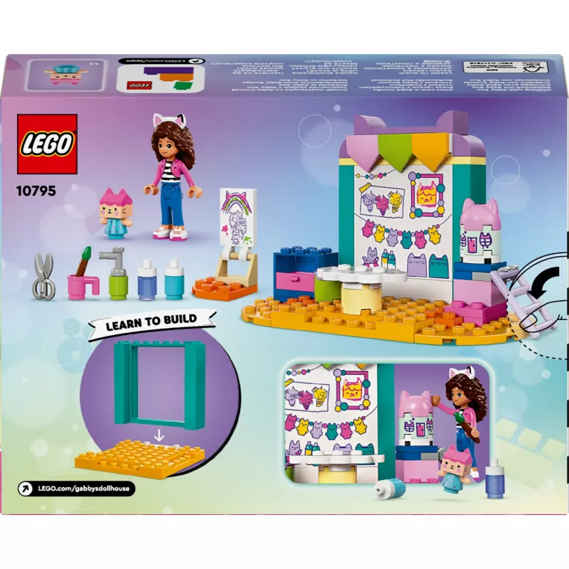LEGO GABBY’S DOLLHOUSE 10795 Kūryba su Baby Box