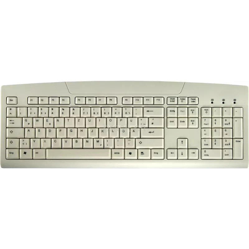 Active Key AK-8000-UV-W/CH klaviatūra USB QWERTZ šveicariška balta (AK-8000-UV-W/CH)