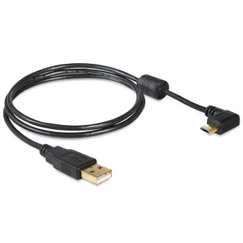 USB laidas DeLOCK 83147 USB 2.0 1 m USB A Micro-USB B Juodas
