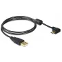 USB laidas DeLOCK 83147 USB 2.0 1 m USB A Micro-USB B Juodas