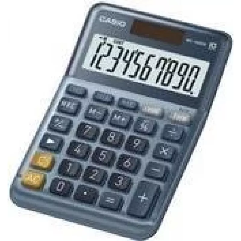Skaičiuotuvas stalinis Casio MS-100EM įvairiaspalvis