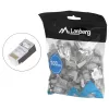 LANBERG RJ-45 laido jungtis PLS-5000EZ, Cat5e, F/UTP (FTP), pilka, 100 vnt.