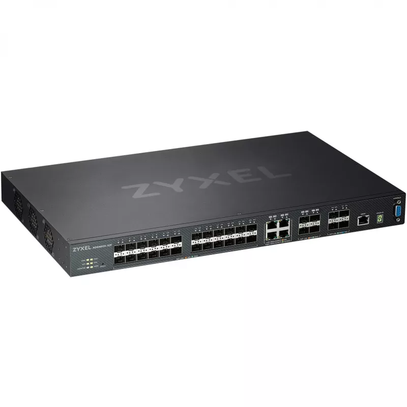 Zyxel XGS4600-32F valdomas L3 jungiklis, juodas