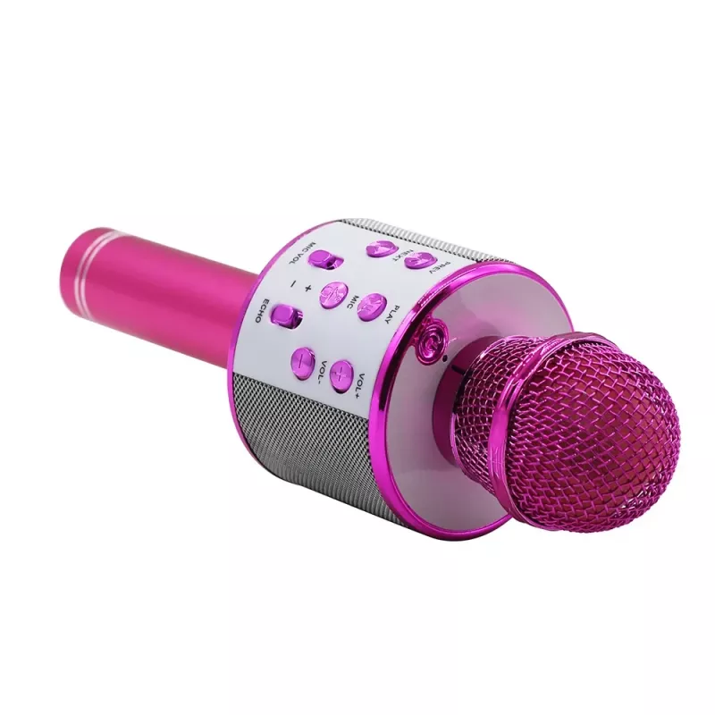 Mikrofonas MANTA MIC11-PK Rožinis — laidinis 3,5 mm lizdas, lengvas rankinis
