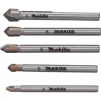 Grąžtų rinkinys Makita E-25410 stiklui ir plytelėms, 5 vnt.