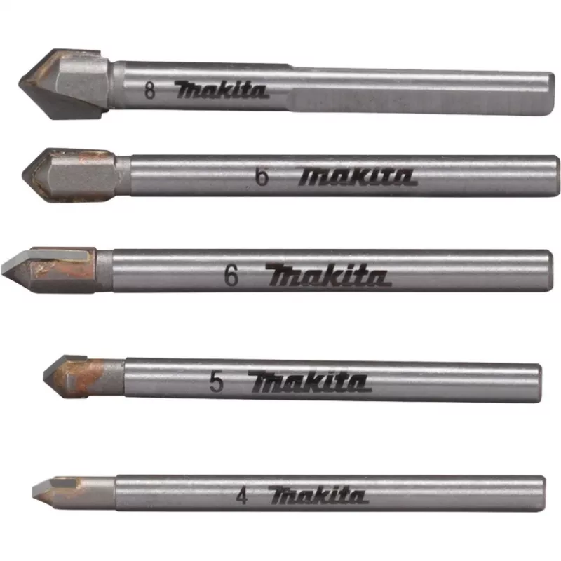 Grąžtų rinkinys Makita E-25410 stiklui ir plytelėms, 5 vnt.