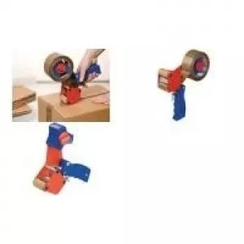 tesa Packer rankinis dozatorius 50mm x 66m ritinėliams, mėlynas-raudonas (56402-0-0- 56402-00002-00) (56402-00002-00)