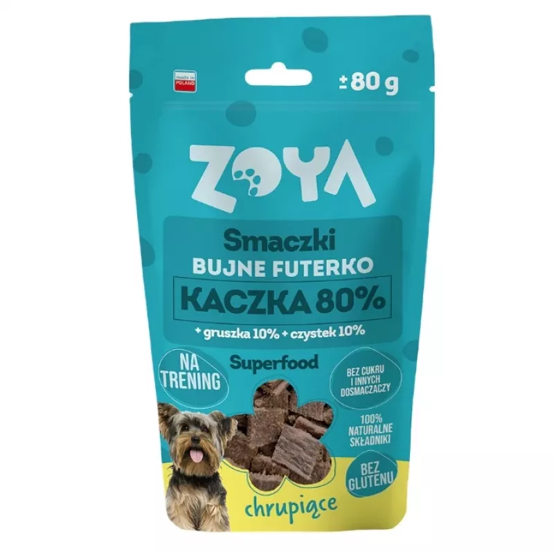ZOYA Lush coat Duck - šunų skanėstas - 80g