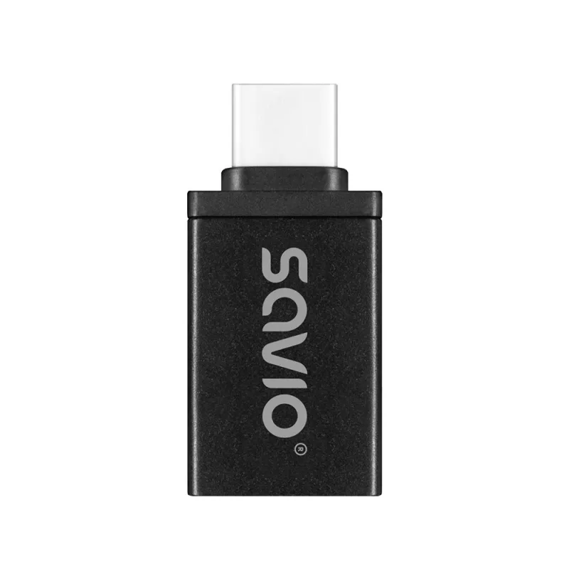Savio AK-80 vaizdo kabelio adapteris 0 m USB Type-A USB Type-C juodas