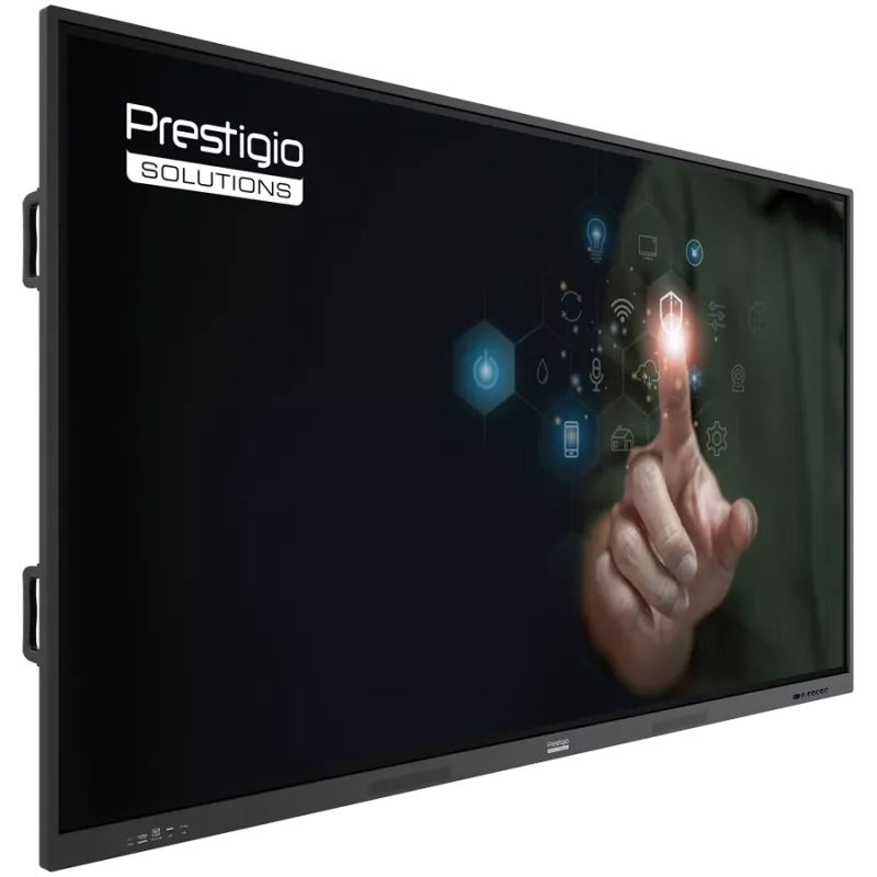 Kompiuteris Prestigio Multiboard 65 col. Light Series UHD 4K Android 13 Dual Wi-Fi 40TP jutiklinis rašiklis PSMB000L655