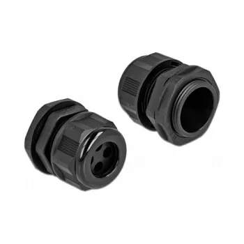Kabelio sandariklis DeLOCK 60381 juodas plastikinis 2 vnt.