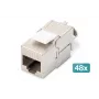 Digitus CAT 6A Keystone modulis, ekranuotas, be įrankių, 48 vnt.