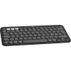 Logitech Pebble Keys 2 K380s - klaviatūra - belaidė - Bluetooth LE - QWERTY - Nordic (danų/suomių/norvegų/švedų) - tonal graphite (920-011879)