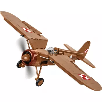 Statybinis rinkinys COBI PZL P.11c 320 dalių Antrasis pasaulinis karas